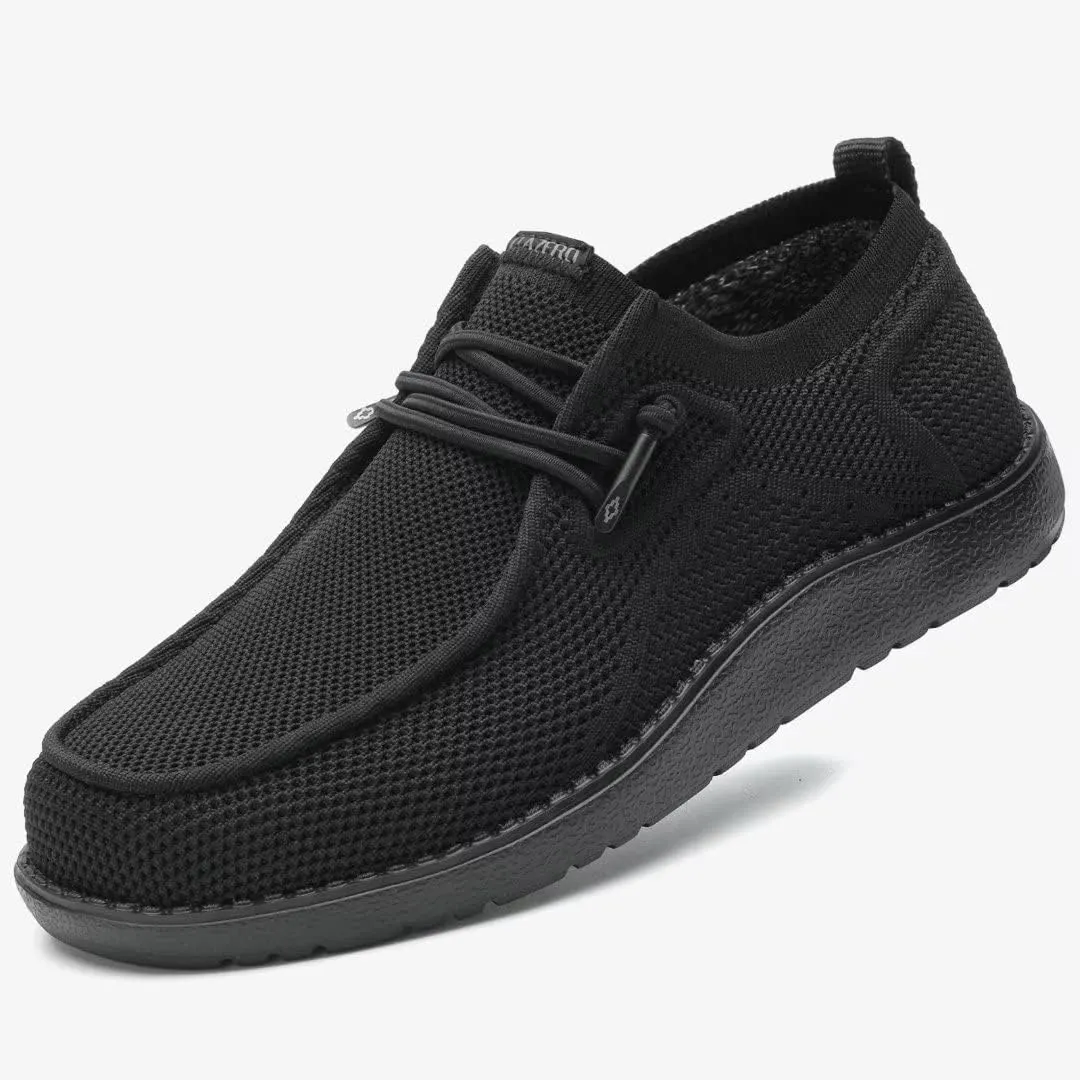 1TAZERO Mens Wide Shoes Casual Slip On Shoes for Men - Men Loafers Wide Comfortable Boat Shoes with Arch Support
