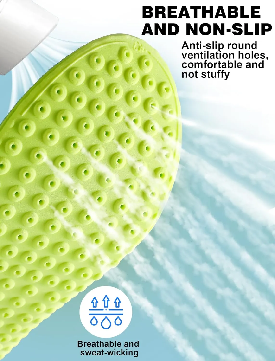 4D Cloud Soles Insoles for Men and Women,Soft Shock Absorption Massage Insoles -Comfort Sports Shoe Inserts Arch Support Insoles, Work Boot Shoe Insole (Blue, M Men 8~9 /Women 9.5)