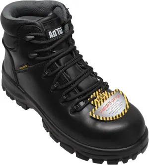Ad Tec 6in Women Certified Safety Work Boots - Waterproof Grain Oiled Leather with Composite Toe