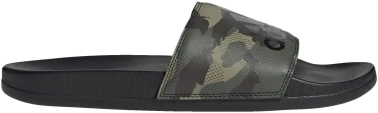 adidas Unisex Adilette Comfort Sandals Slide, Core Black/Core Black/Carbon, 6 US Men