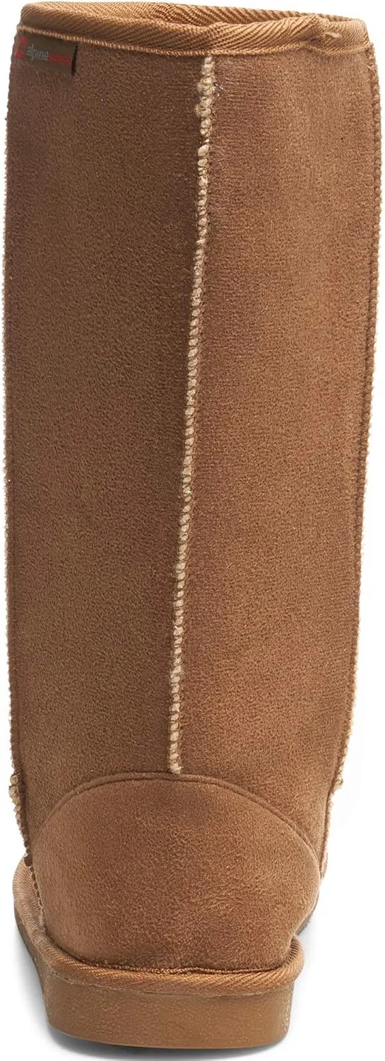 Alpine Swiss Womens 11” Tall Mid Calf Winter Boots Faux Shearling Aussie Classic