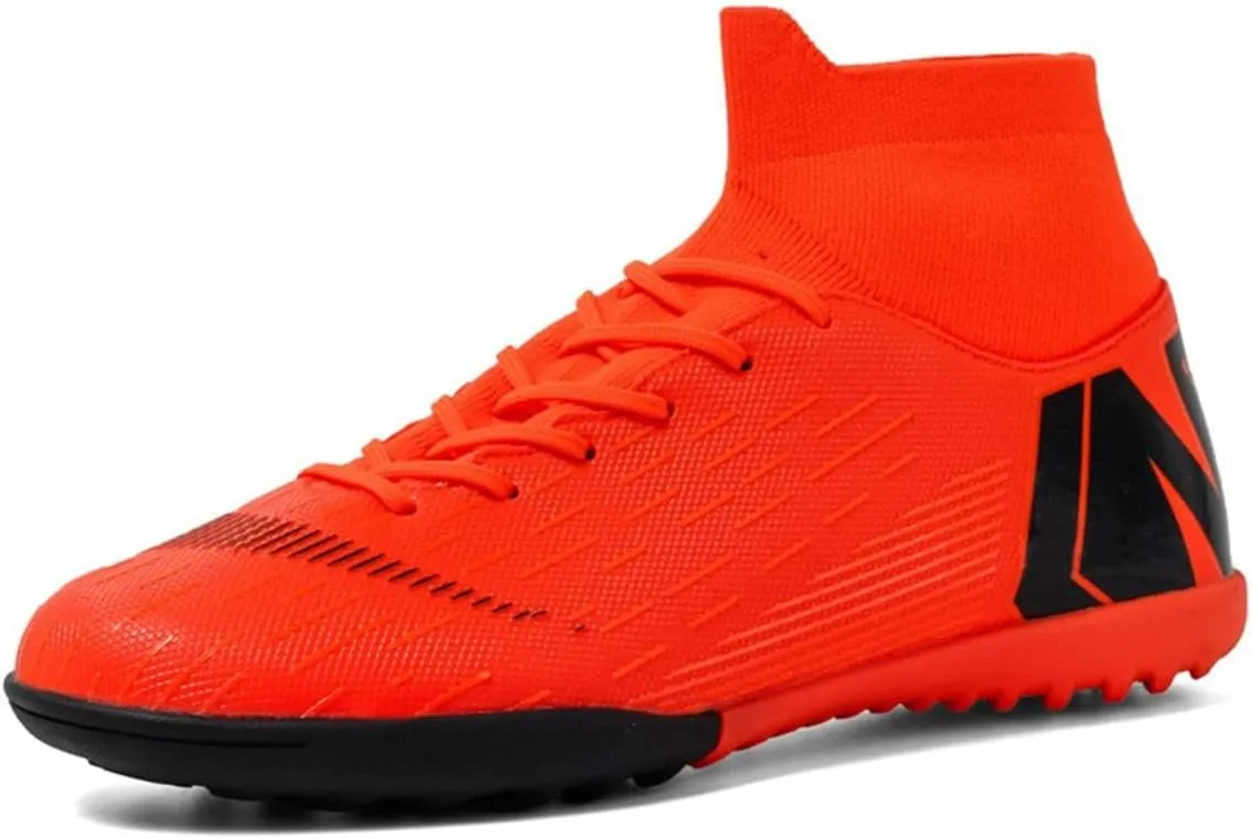 AMZ BSHIDA Indoor Soccer Shoes for Mens Youth Athletic Football Soccer Turf Cleats