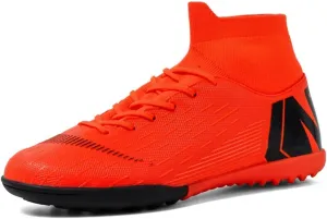 AMZ BSHIDA Indoor Soccer Shoes for Mens Youth Athletic Football Soccer Turf Cleats