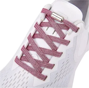 anan520 2 Pairs Elastic No Tie Shoelaces for Adults and Kids，Tieless Elastic Shoe Laces for Sneaker