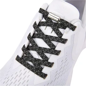 anan520 2 Pairs Elastic No Tie Shoelaces for Adults and Kids，Tieless Elastic Shoe Laces for Sneaker
