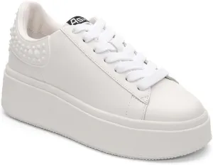 ASH Women's Moby Studs Platform Embellished Sneaker, Trendy Leather, Comfortable & Chic Design