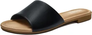 ATHMILE Sandals for Women 2025 One Band Womens Sandals Dressy Open Toe Flats Summer Slides for Casual Party Cute Beach