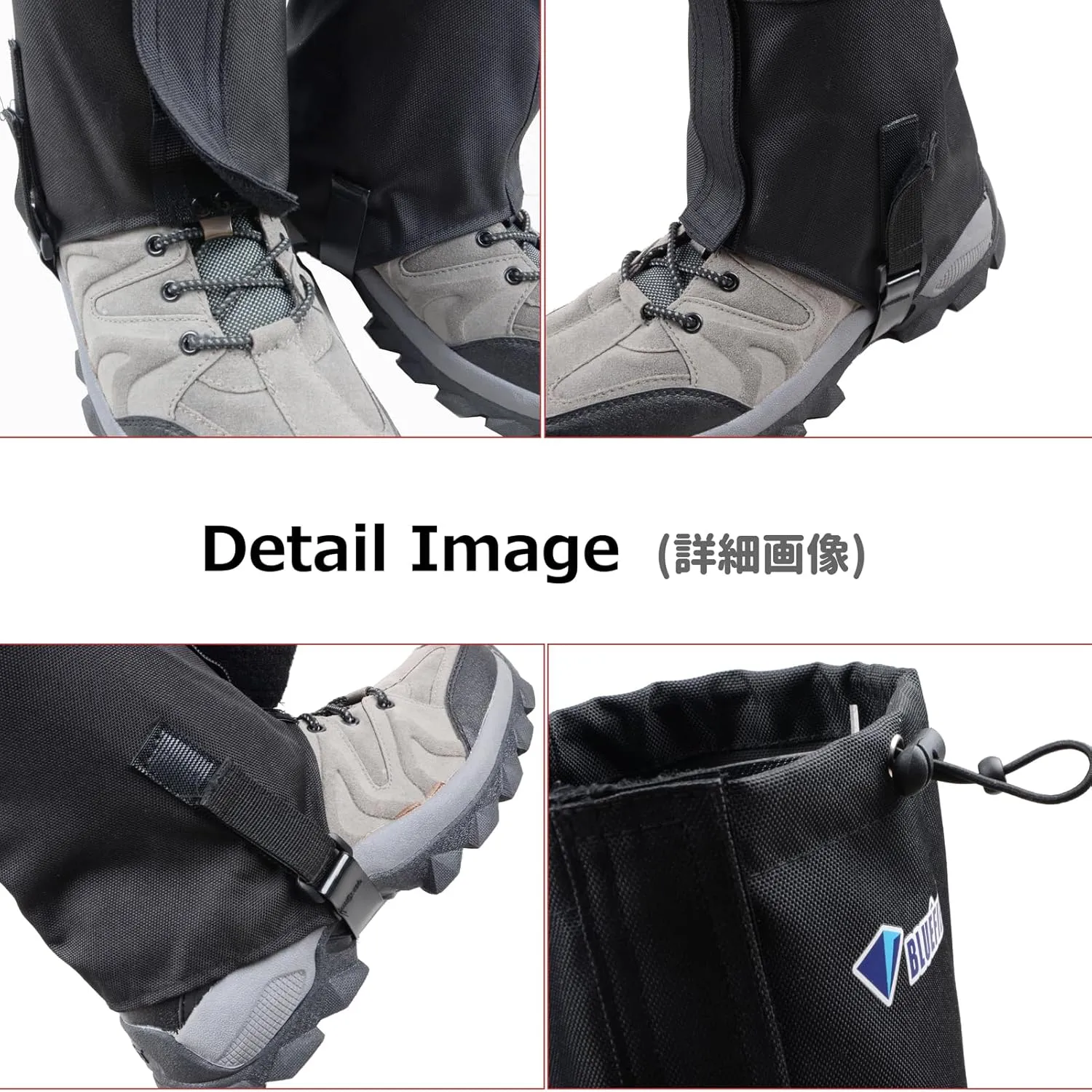 Azarxis Hiking Gaiters for Outdoor Camping Running Walking Backpacking Women Men Ankle Leg Guard Boot Legging Cover Snow Lightweight Waterproof Mountain Hunting