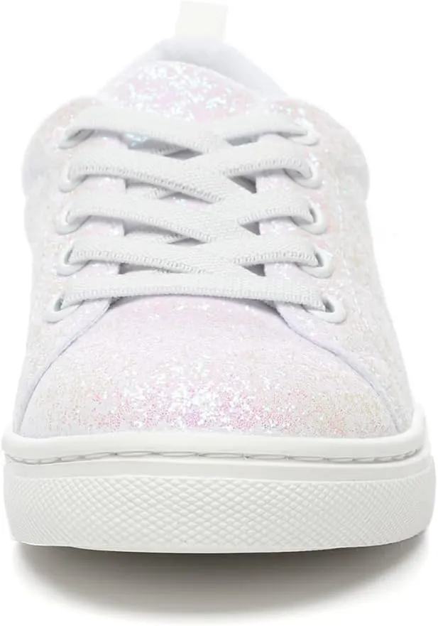 Bernal Girls & Boys Sparkle Glitter Sequin Sneakers Toddler/Little Kid/Big Kid Slip On School Low Top Walking Shoes Show Gift