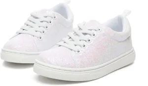 Bernal Girls & Boys Sparkle Glitter Sequin Sneakers Toddler/Little Kid/Big Kid Slip On School Low Top Walking Shoes Show Gift
