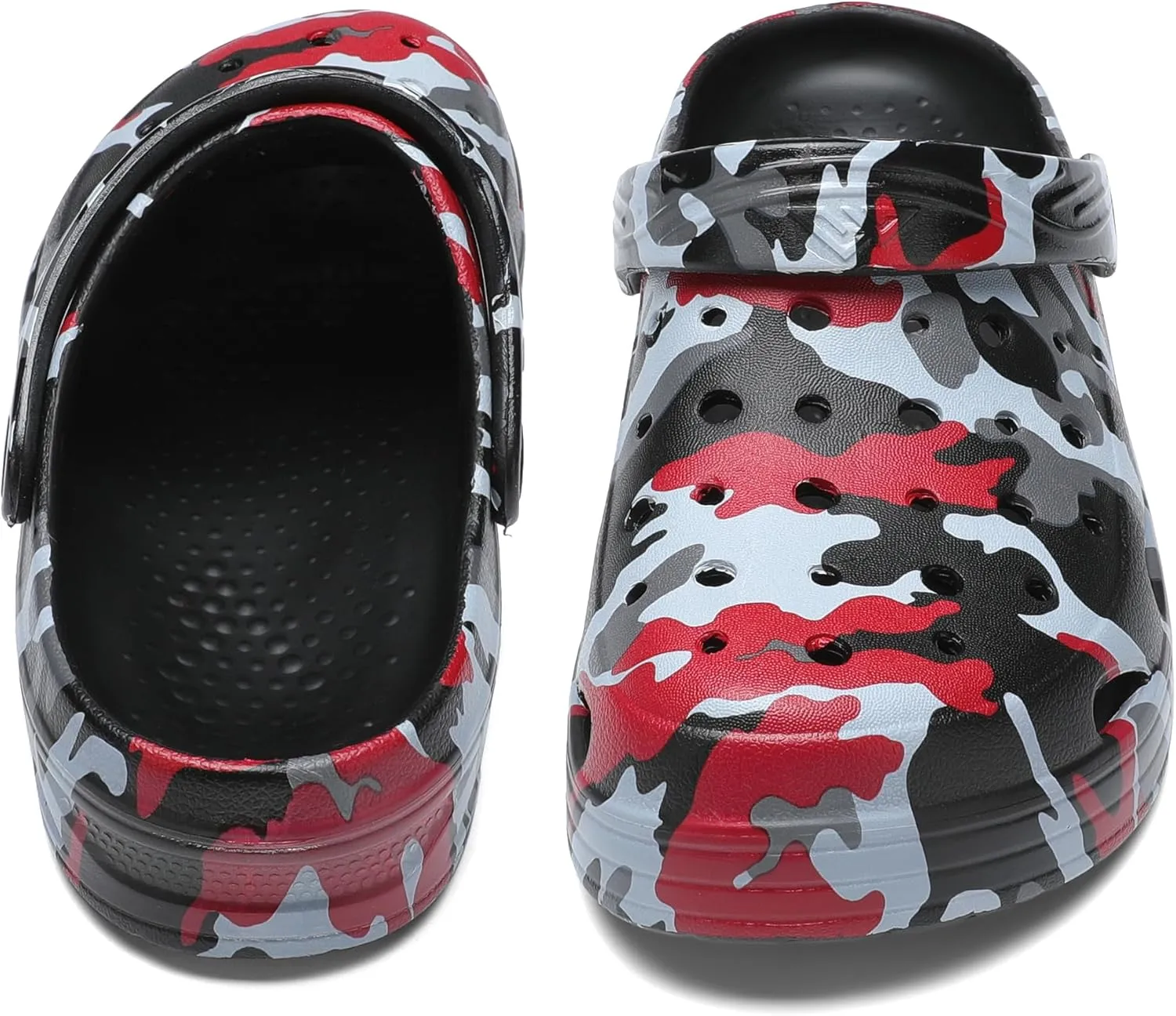Boys Girls Camo Graphic Clog Beach Shoes Sandals(Littele Kid/Big Kid)