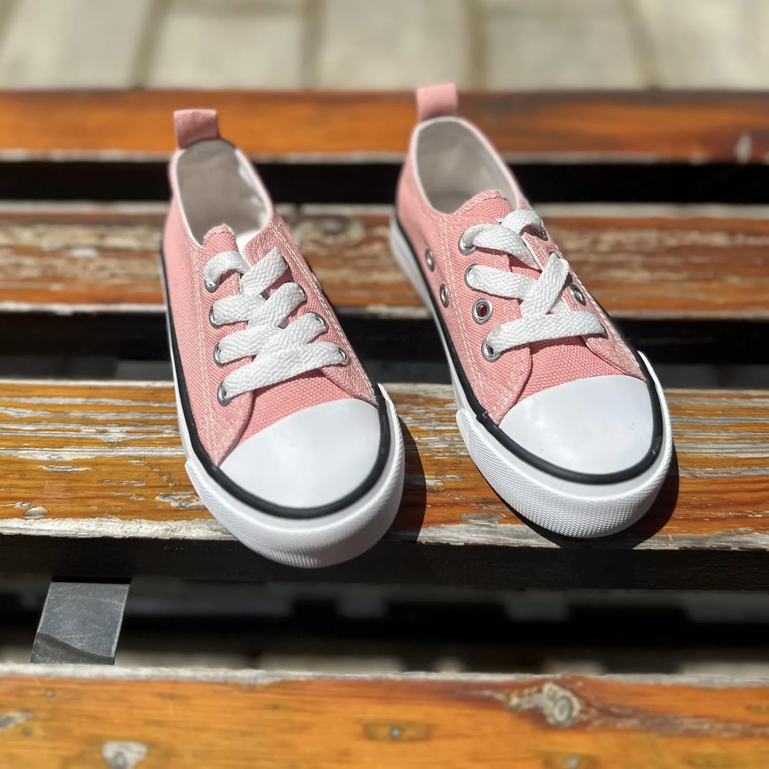 Boys Girls Sneakers Canvas Shoes Toddler Littler Kids Slip on School Walking Shoes