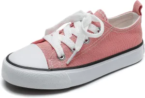 Boys Girls Sneakers Canvas Shoes Toddler Littler Kids Slip on School Walking Shoes
