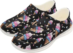 Boys Girls Water Shoes Kids Soft Beach Sport Sandals Funny Print Breathable Swimming Sandals for Big Kids