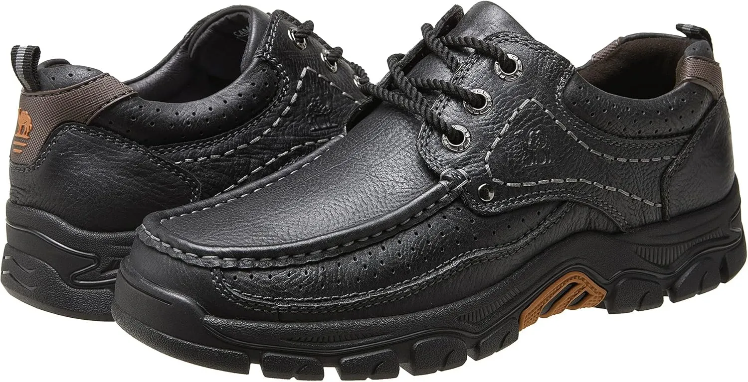 CAMEL CROWN Men Casual Shoes Loafers Comfortable Walking Shoes Oxford for Work Dress Travel-Lace up