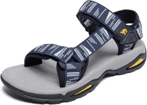 CAMEL CROWN Mens Waterproof Hiking Sandals with Arch Support Open Toe Summer Outdoor Beach Water Comfortable Sport Sandals