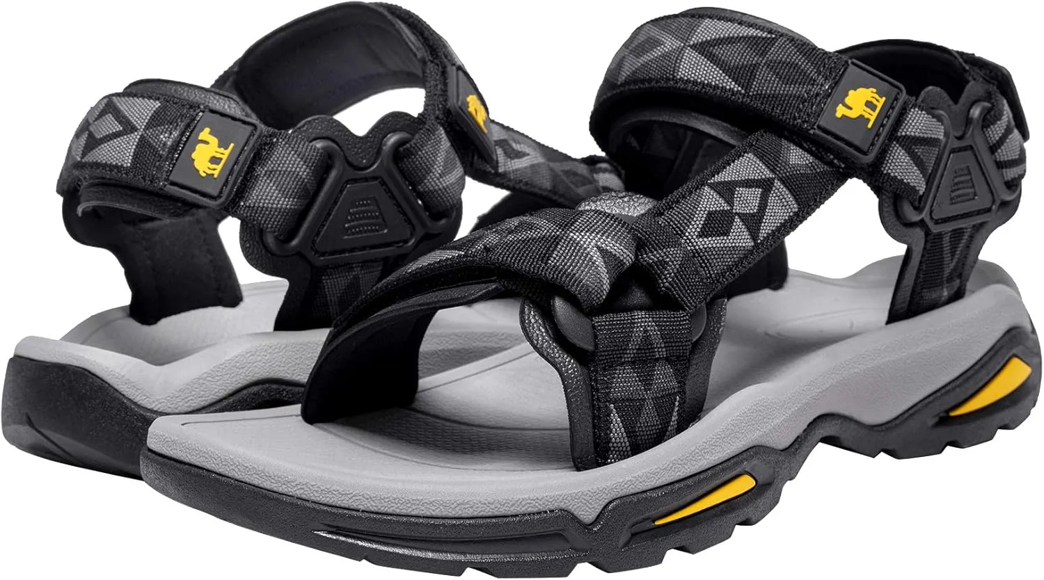 CAMEL CROWN Mens Waterproof Hiking Sandals with Arch Support Open Toe Summer Outdoor Beach Water Comfortable Sport Sandals