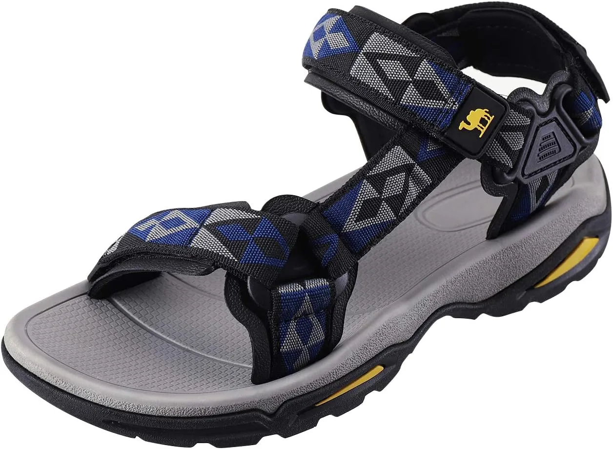 CAMEL CROWN Mens Waterproof Hiking Sandals with Arch Support Open Toe Summer Outdoor Beach Water Comfortable Sport Sandals