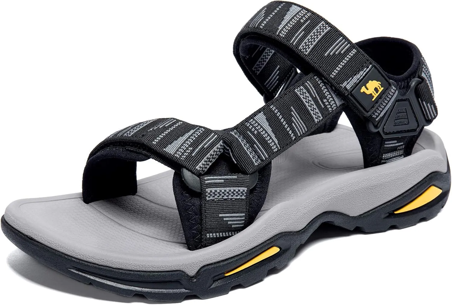 CAMEL CROWN Mens Waterproof Hiking Sandals with Arch Support Open Toe Summer Outdoor Beach Water Comfortable Sport Sandals