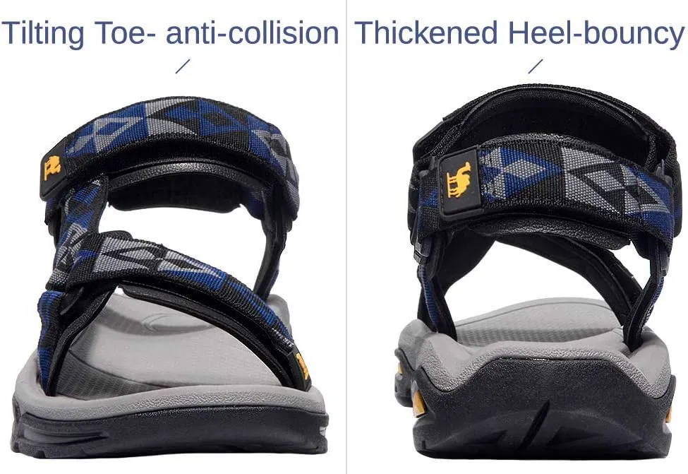 CAMEL CROWN Mens Waterproof Hiking Sandals with Arch Support Open Toe Summer Outdoor Beach Water Comfortable Sport Sandals