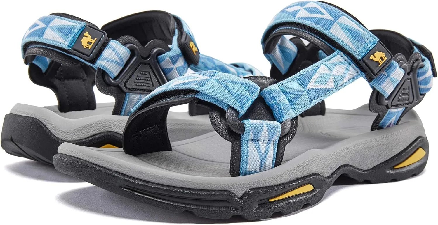 CAMEL CROWN Waterproof Hiking Sandals Women Arch Support Sport Comfortable Walking Water Sandals for Beach Travel Athletic