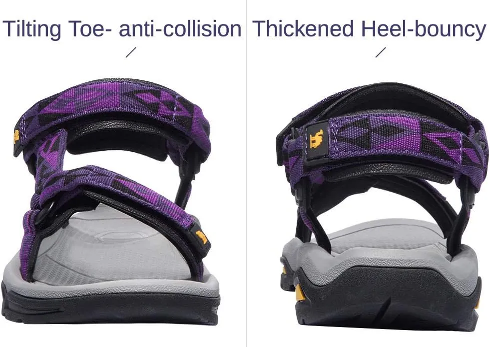 CAMEL CROWN Waterproof Hiking Sandals Women Arch Support Sport Comfortable Walking Water Sandals for Beach Travel Athletic