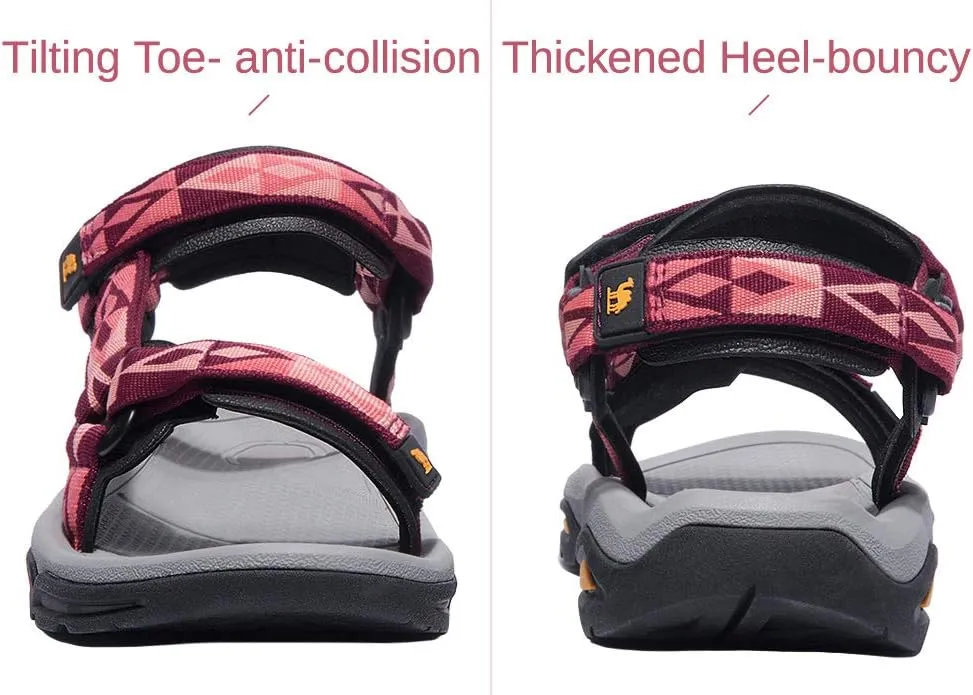 CAMEL CROWN Waterproof Hiking Sandals Women Arch Support Sport Comfortable Walking Water Sandals for Beach Travel Athletic
