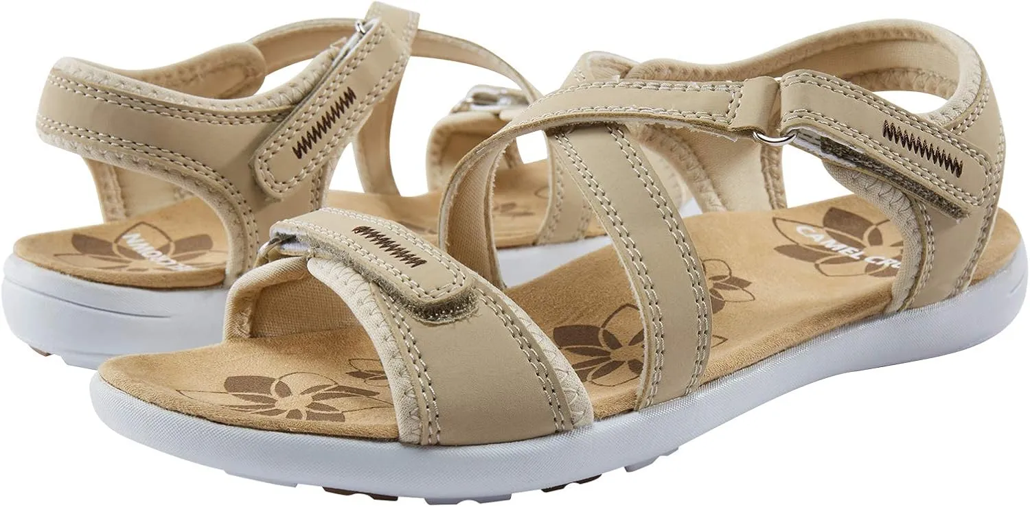 CAMEL CROWN Women's Hiking Sandals Anti Slip Outdoor Sports Summer Beach Comfortable Lightweight Walking Sandals Trekking Sandals Closed Toe