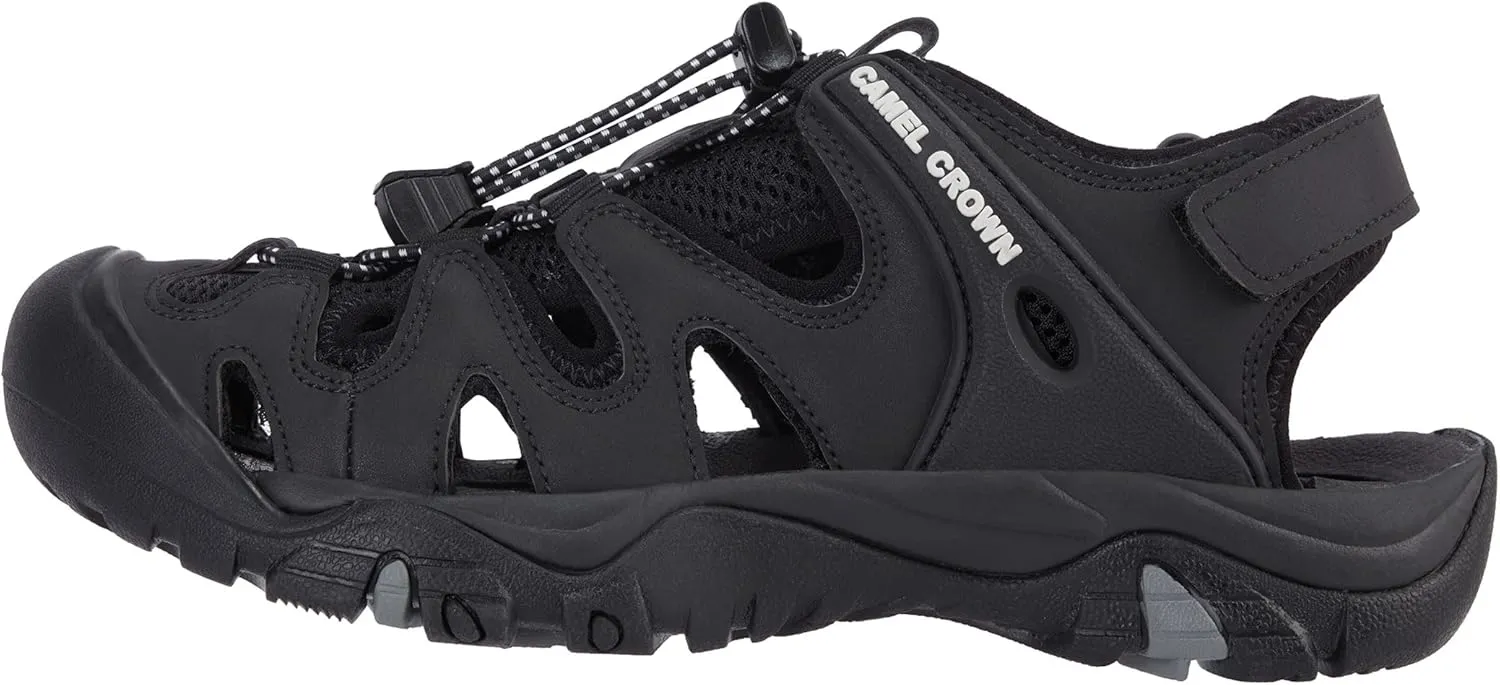 CAMEL CROWN Women's Hiking Sandals Waterproof Closed Toe Water Sandals Comfort Adjustable Athletic Outdoor Sandals for Summer Beach Hiker Walking Fishing