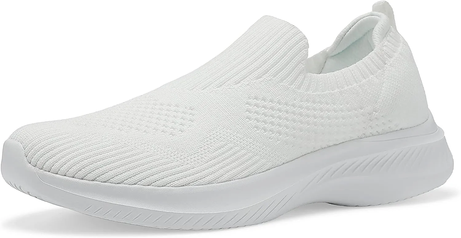 Casbeam Womens Running Shoes Ladies Slip on Tennis Walking Sneakers Lightweight Breathable Comfort Work Gym Trainers Stylish Shoes