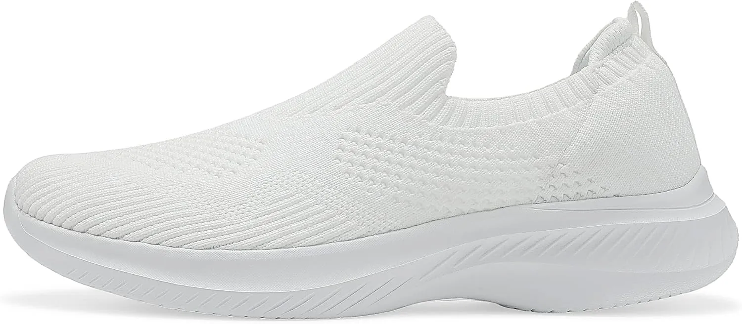 Casbeam Womens Running Shoes Ladies Slip on Tennis Walking Sneakers Lightweight Breathable Comfort Work Gym Trainers Stylish Shoes