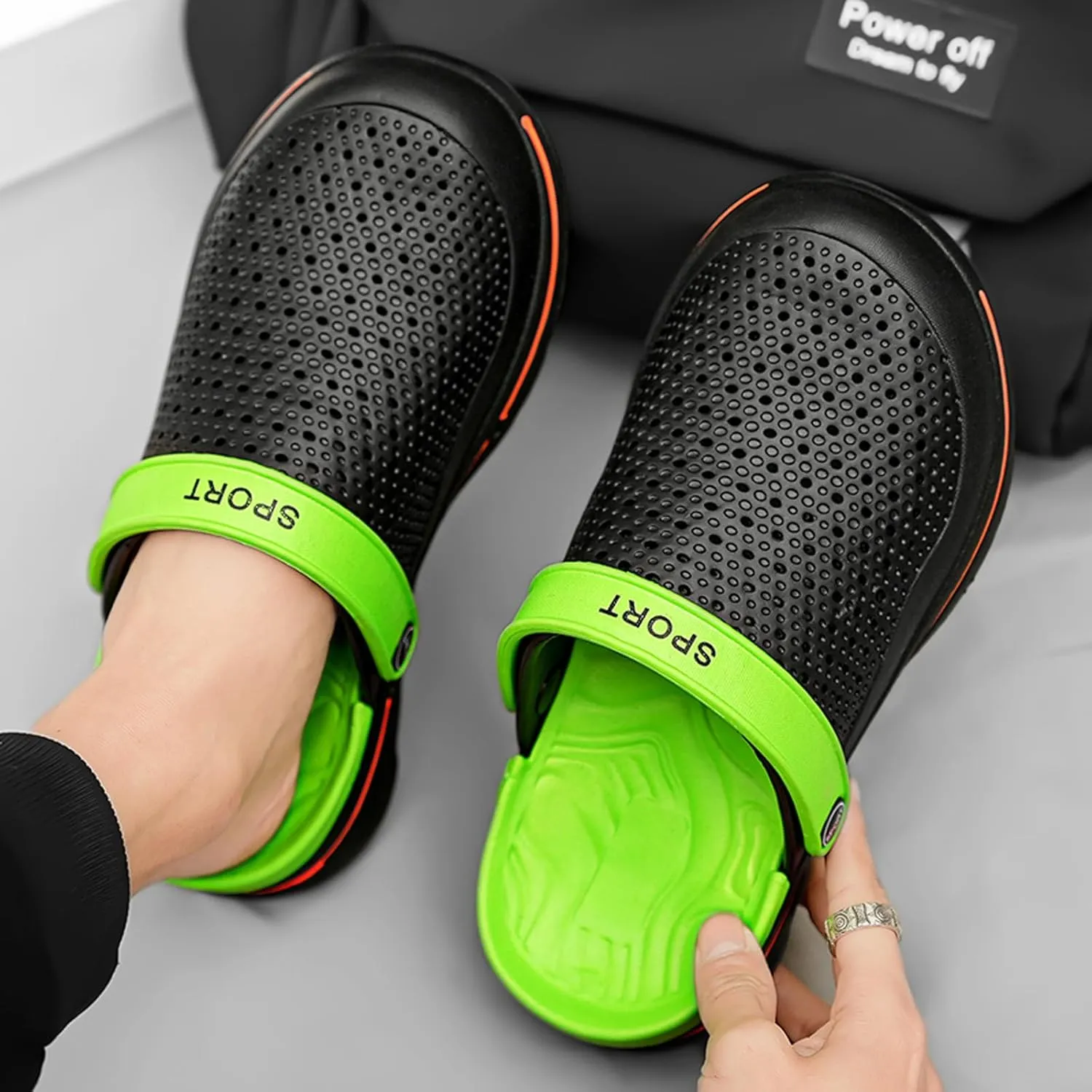 CERYTHRINA Unisex Adult Clogs Herren Damen Leichte Eva rutschfest Lüftung Sommer Mode Sandalen Weiche Sohle Gartenschuhe Beach Aqua Slippers