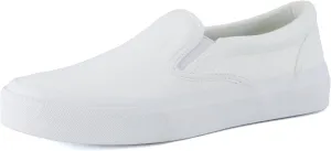 CUSHIONAIRE Ferris Fashion Slip On Sneakers for Women – Laceless Everyday Casual Womens Shoes with Cushioned Insole and Flexible Sole for Effortless Comfort and Style