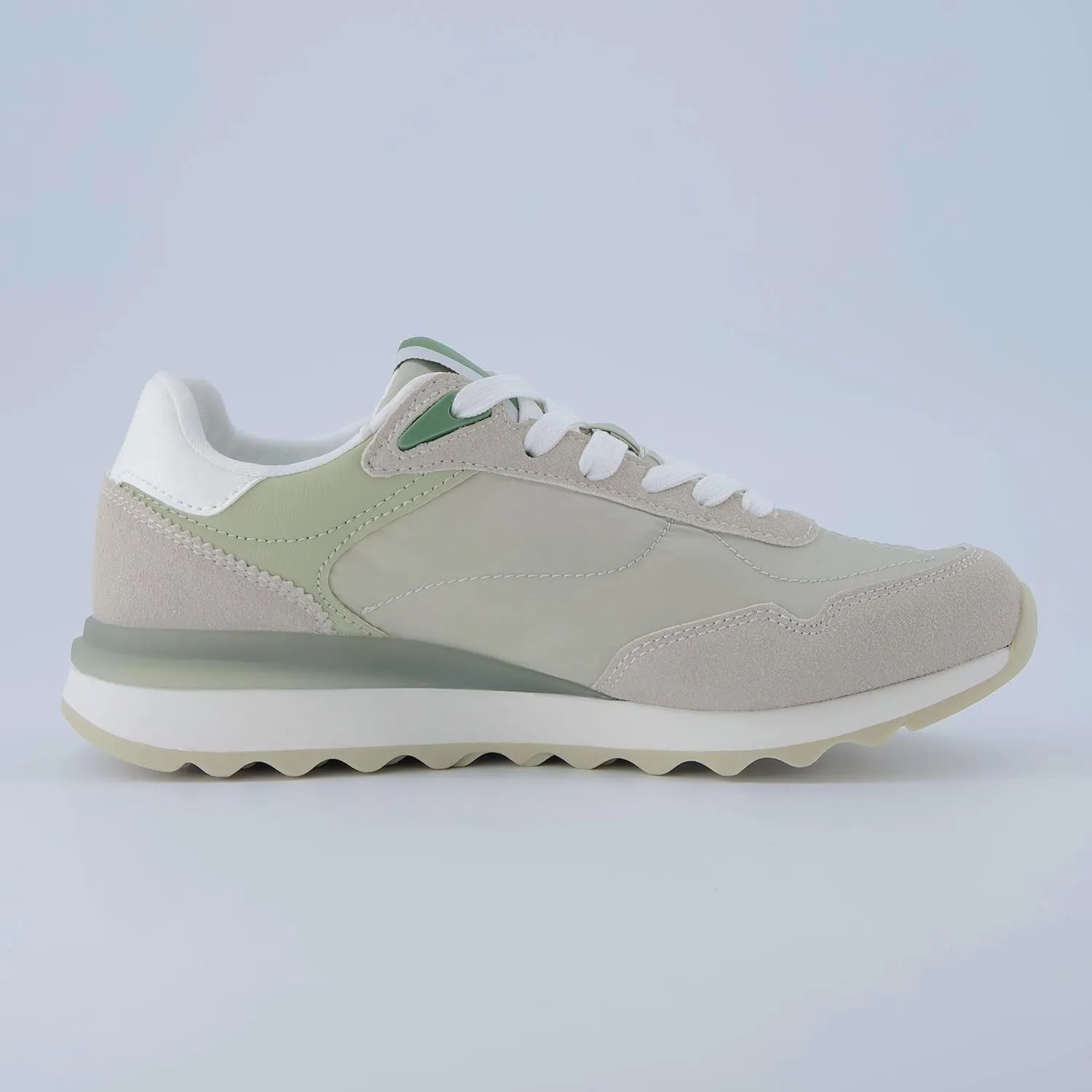 CUSHIONAIRE Women's Kicks lace up Nylon Sneaker  Comfort Foam, Wide Widths Available