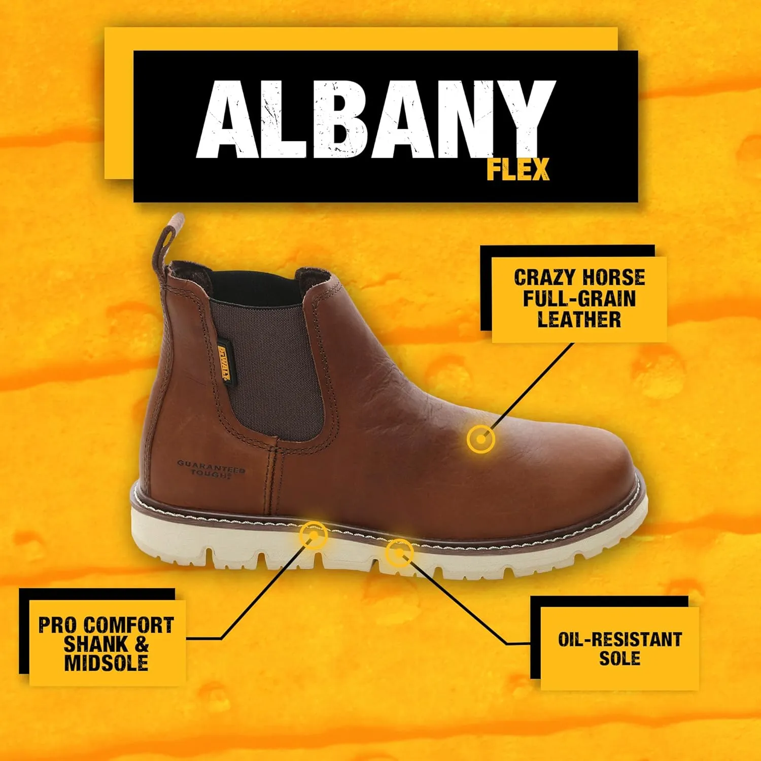 Dewalt Flex Albany Dxwp10055 Leather Men