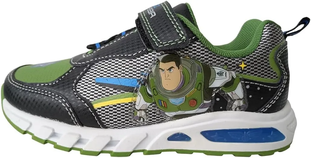 Disney Boy's Toy Story Woody Buzz Lightyear Light Up Sneakers