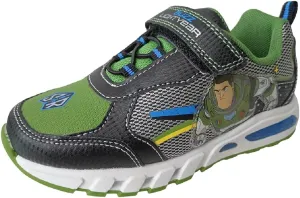 Disney Boy's Toy Story Woody Buzz Lightyear Light Up Sneakers