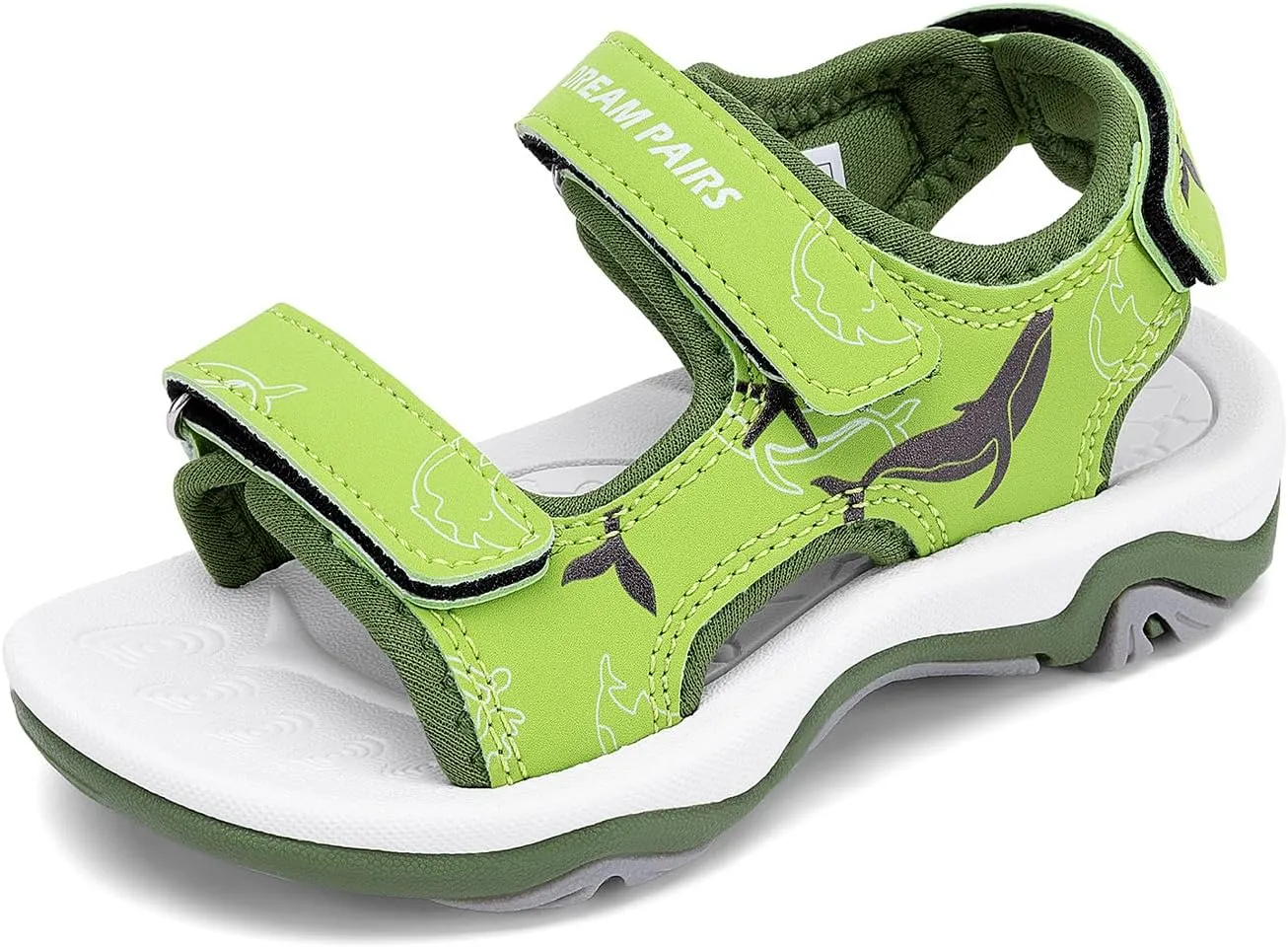 DREAM PAIRS Boys Girls Sandals Summer Outdoor Athletic Kids Sport Water Shoes for Toddler/Little Kid