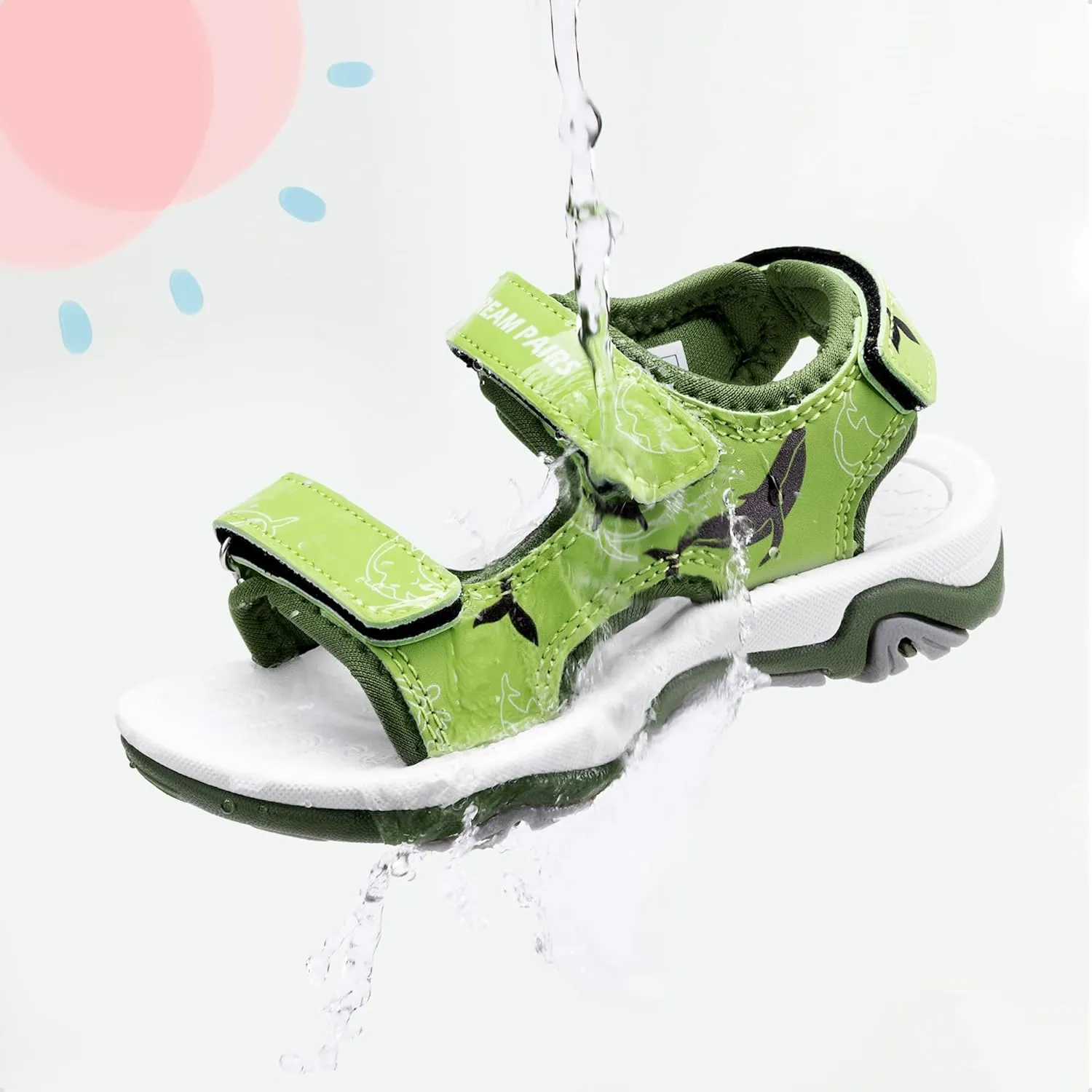 DREAM PAIRS Boys Girls Sandals Summer Outdoor Athletic Kids Sport Water Shoes for Toddler/Little Kid