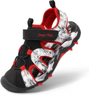 DREAM PAIRS Boys Girls Summer Outdoor Athletic Sport Sandals for Little/Big Kid