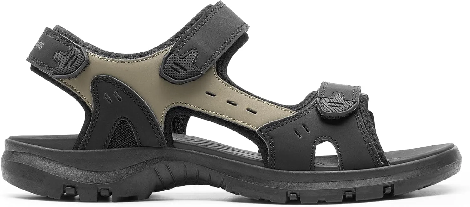 DREAM PAIRS Men’s Arch Support Hiking Sandals Sport Outdoor Athletic Comfortable Summer Beach Water Sandals