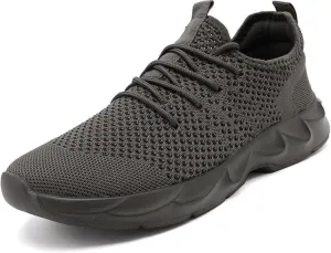 EGMPDA Men's Tennis Shoes Walking Lightweight Breathable Fashion Sneakers Non Slip Workout Gym Shoes for Running