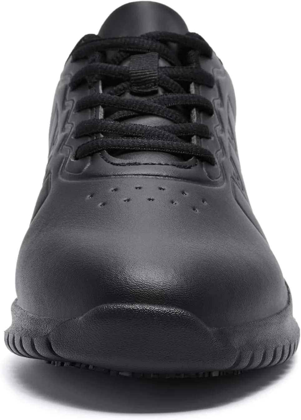 ENLEN&BENNA Non Slip Shoes for Women Food Service, Kitchen Chef Oil-Proof Slip Resistant Work Shoes Waterproof Comfort Lightweight Sneakers with Lace Up Black