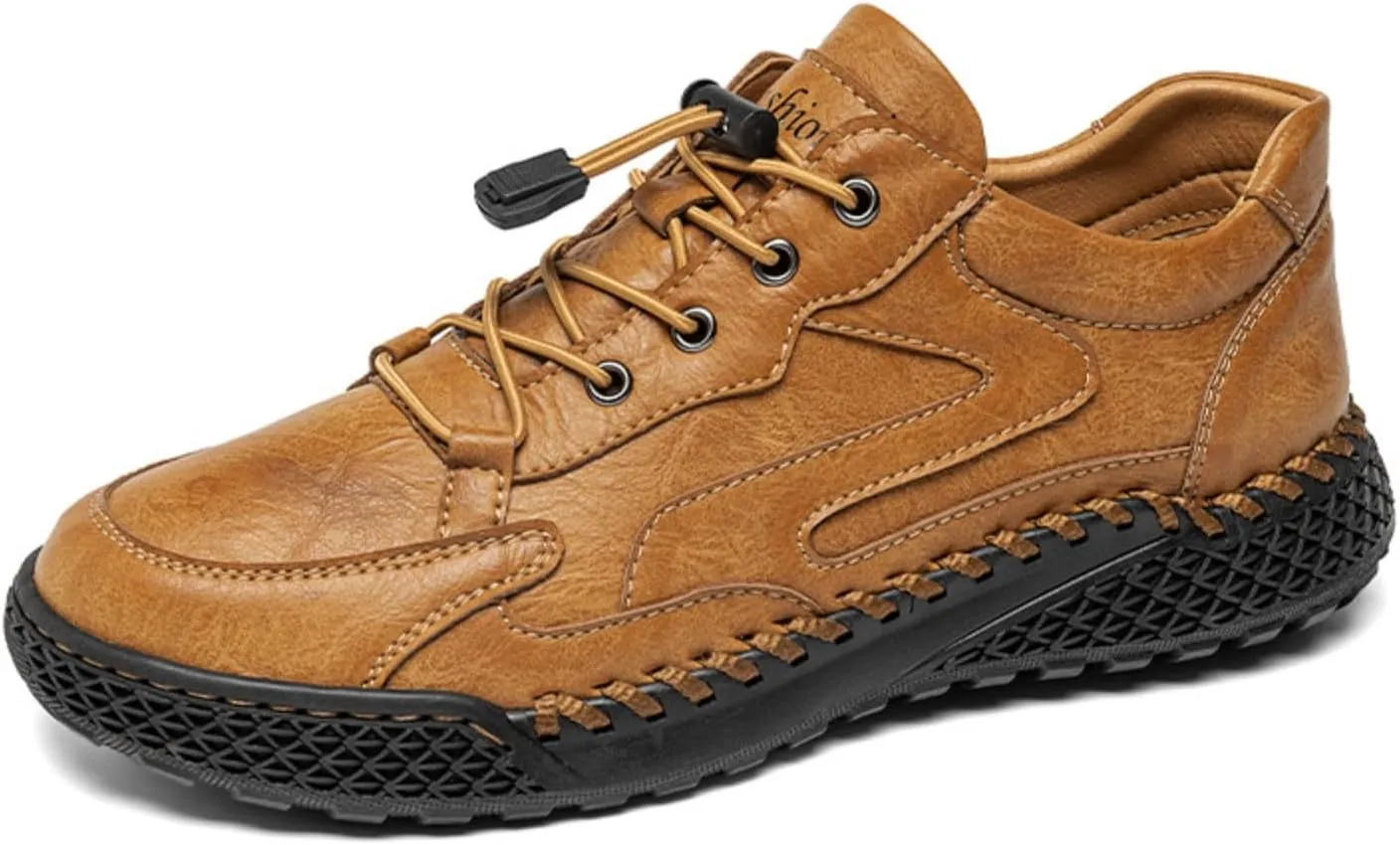 Factory Direct Delivery Directly Shipped from The Factory Mens Casual Shoes, Breathable Leather Sneakers Featuring Handmade Details. These Walking Shoes with Anti - Slip Soles are Suitable.