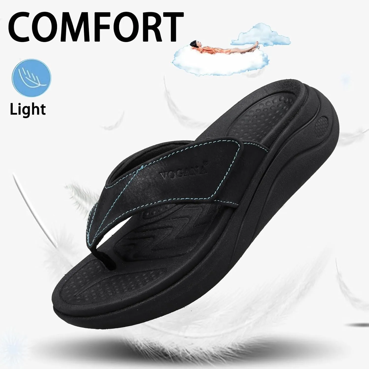 Flip Flops for Women with Adjustable Width Arch Support Thong Sandals for Plantar Fasciitis Swollen Feet Pain Relief Neuropathy