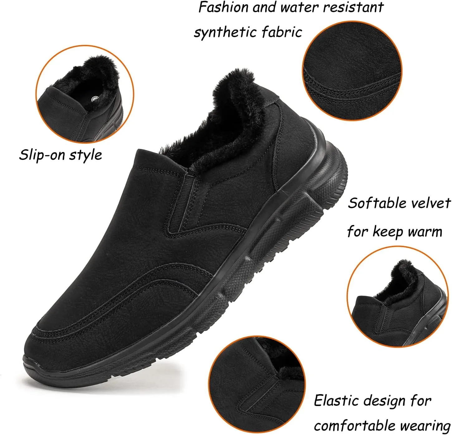 Frank Mully Men's Slip On Walking Shoes Lightweight Casual Knit Loafer Sneakers Comfortable Mesh Work Shoes Athletic Walking Shoes for Men Breathable