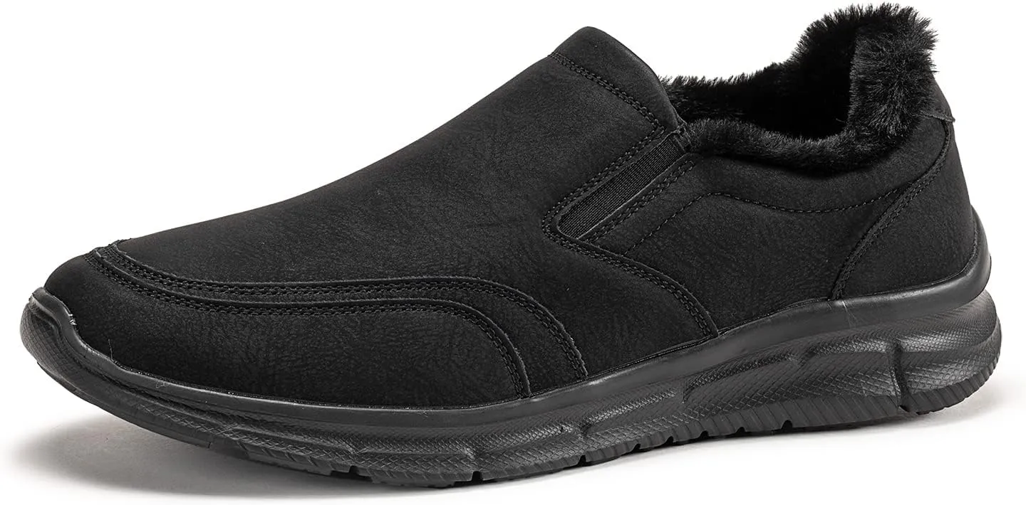 Frank Mully Men's Slip On Walking Shoes Lightweight Casual Knit Loafer Sneakers Comfortable Mesh Work Shoes Athletic Walking Shoes for Men Breathable