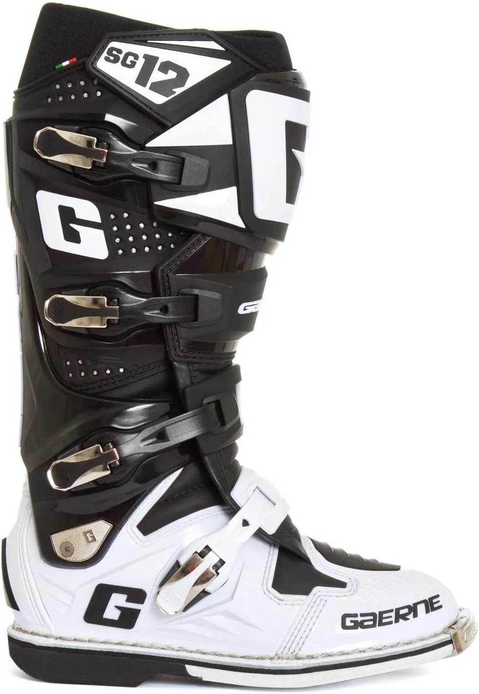 Gaerne 2174-014-010 SG-12 Boots (Black/White, 10)