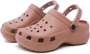 Garden Clogs for Women's Platform Clogs Breathable Quick Drying Water Shoes Cloud Slides Casual Pillows Sandals Clog Shoes Slip On Comfortable Slippers