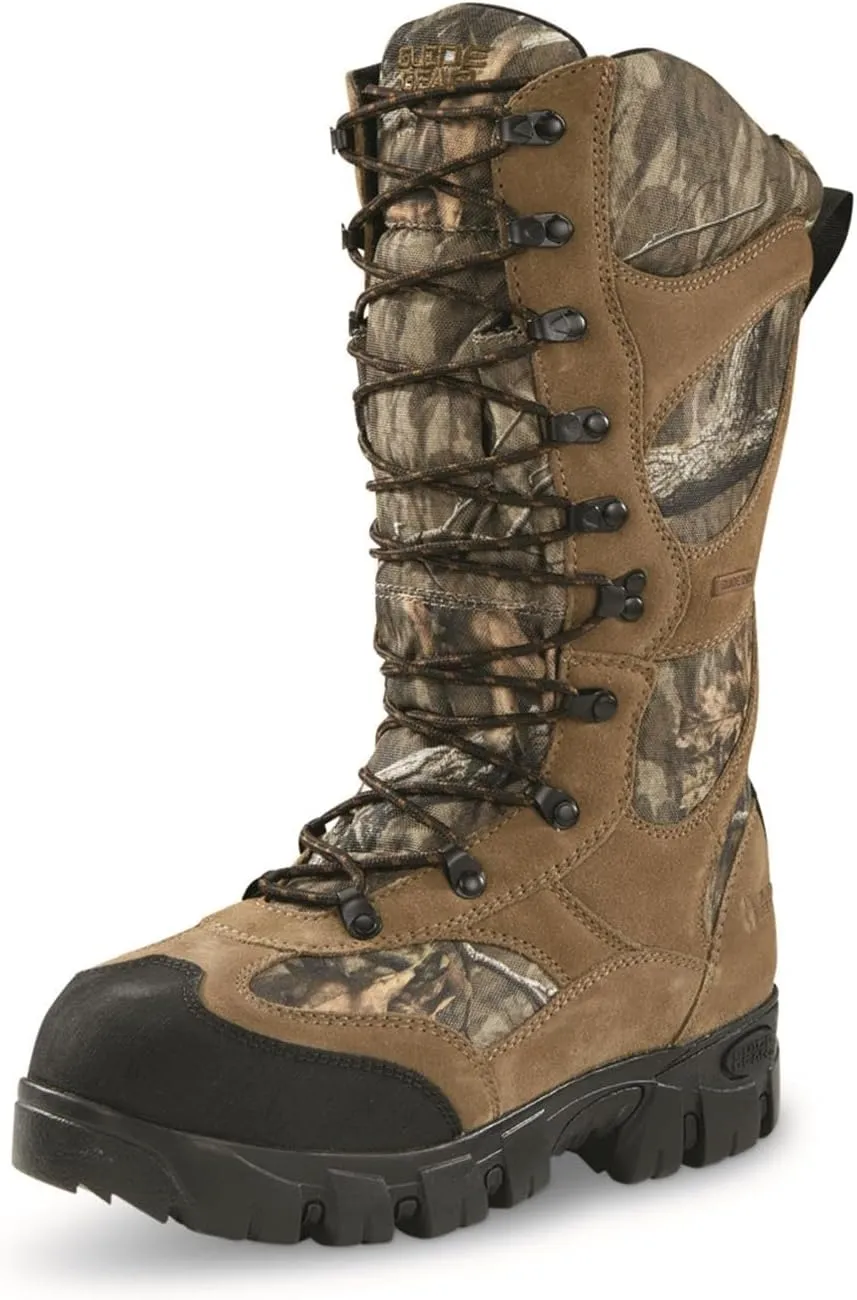 Guide Gear Giant Timber II Men’s Waterproof Hunting Boots Insulated, Lace Up Hiking Shoes, 1400 Gram